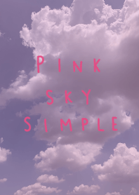 ピンクの空