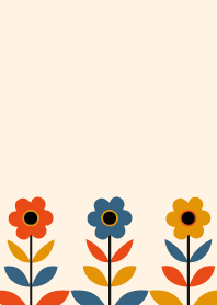 Retro floral pattern