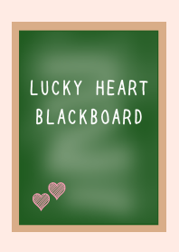 LUCKY HEART BLACKBOARD-LIGHT PINK