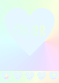 blue color rainbow  F19
