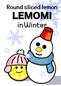 Round sliced lemon's Lemomi in Winter