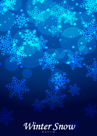 Winter Snow -BLUE- #2020