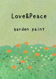 Oil painting art [garden paint 482]