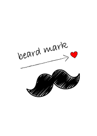 Simple beard mark