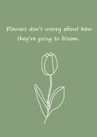 art tulip (dustygreen)