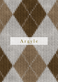 Argyle Style Embroidery beige 79