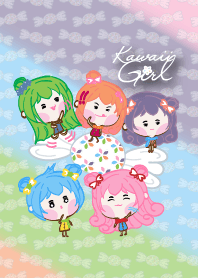 Candy Kawaii Girl Theme - เด็กลูกกวาด