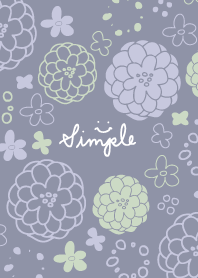 Adult flower pattern7 from Japan