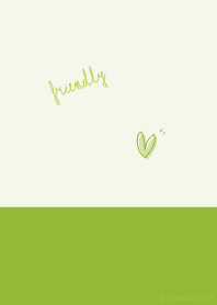 Friendly leaf green