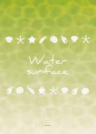 เหลือง เขียว : หอย ผิวน้ำ