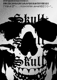 Skull - Silver & Black - Tribe