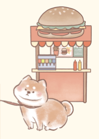 Susu Shiba Inu love to eat- Fast food