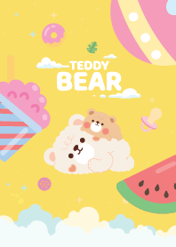 Teddy Bear Space Yellow