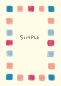 Simple with a crayon square 2