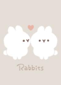 Rabbits/beige