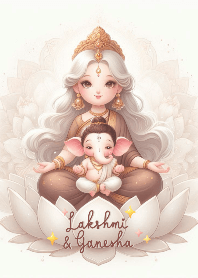 พระแม่ลักษมี พระพิฆเนศ : โชคลาภ ความสุข