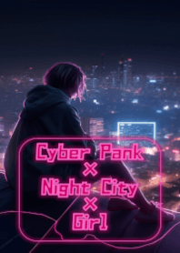Kota Malam Cyberpunk