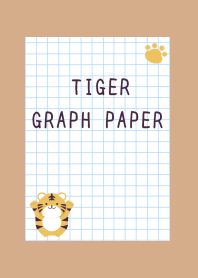 TIGER GRAPH PAPER-LIGHT BROWN