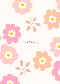 Nordic flowers leaves random5 from Japan