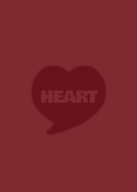 SIMPLE HEART/BROWN RED