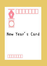 New Year's Card-DUSTY YELLOWj
