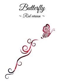 ♥ペア♥Butterfly Red version