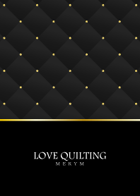 LOVE QUILTING -chic black-