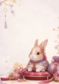 Cocoa Ruby Hare Tassel Lucky