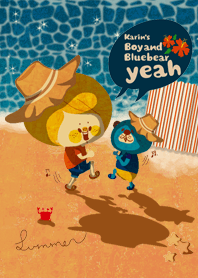 Boy and Blue bear .2