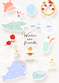 Flaxen Winter sea friends 02_2