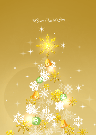 Snow Crystal Tree GOLD ＆ GOLD
