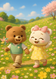 Sunny Meadow Flower Stroll