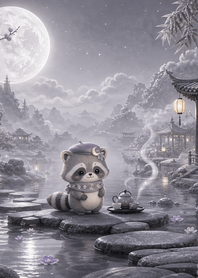 Mochi Raccoon: Silver Moon Teahouse