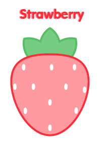 Strawberry (white background)