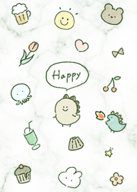 Dinosaur and Marble2 green07_02