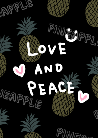 Smile pineapple - black30-