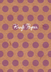 Kraft paper-Purple Small dot-