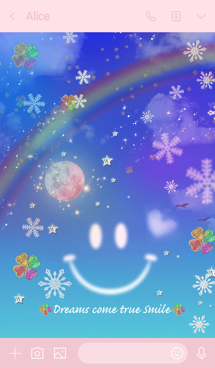 Smile Sky Strawberry moon Snow