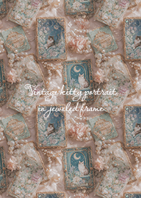 月夜と真珠に包まれたクラシカルキャット