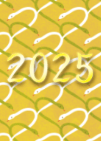 White snake, lucky gold