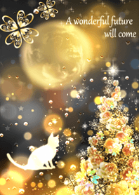 Christmas tree with rising moneyluck17.