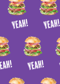 Burger Burger on purple