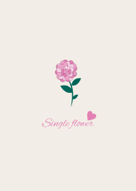Single flower 3.