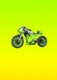Simple bike green