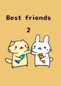 cute rabbit and cat theme