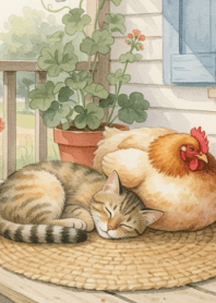 Cats and chickens on a summer day Vol.1