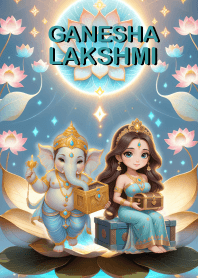 Ganesha, Lakshmi, wealth,gold,Money(JP)
