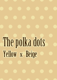 The polka dots(Yellow and Beige)