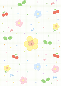Bear and flower 10(Pp)