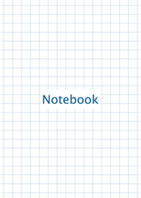 筆記本˙格紋(藍線+白底)